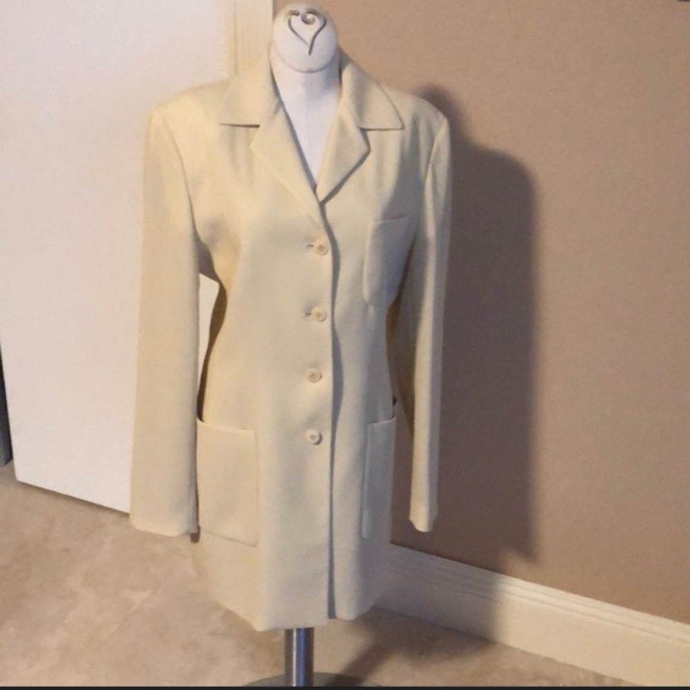 Emanuel Ungaro Cream Blazer - 10
